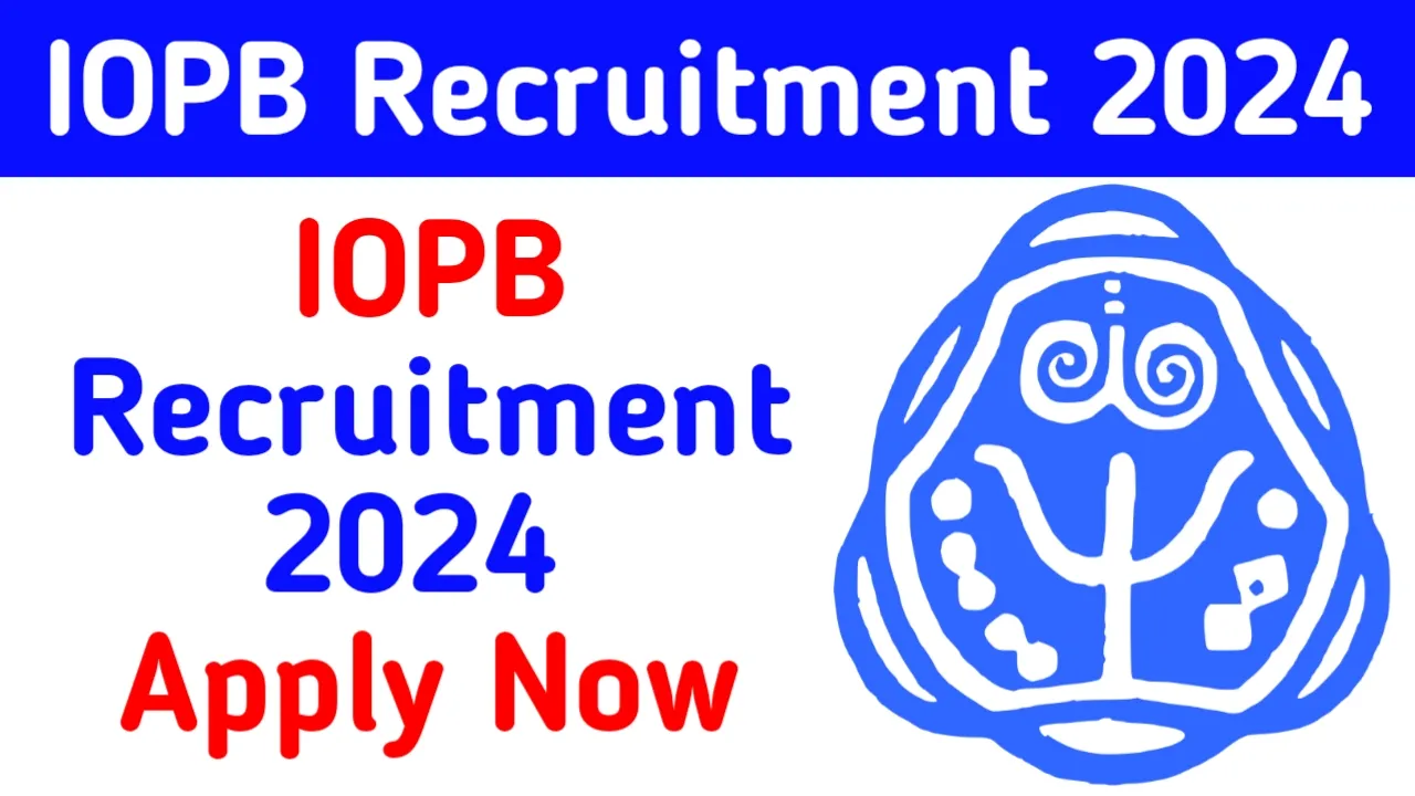 IOPB Project Associate Recruitment 2024