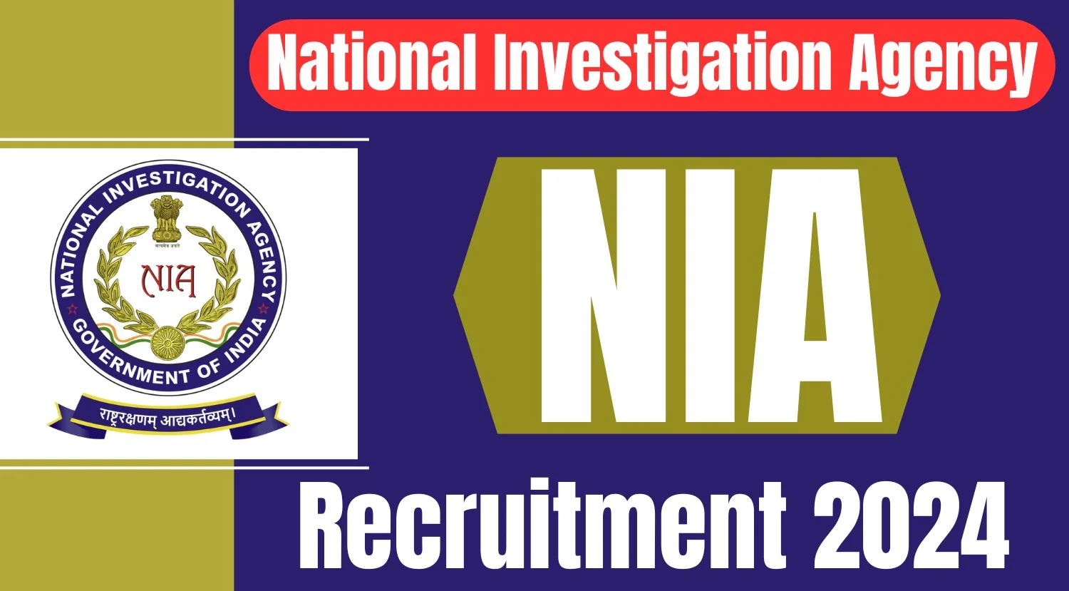 NIA Recruitment 2024