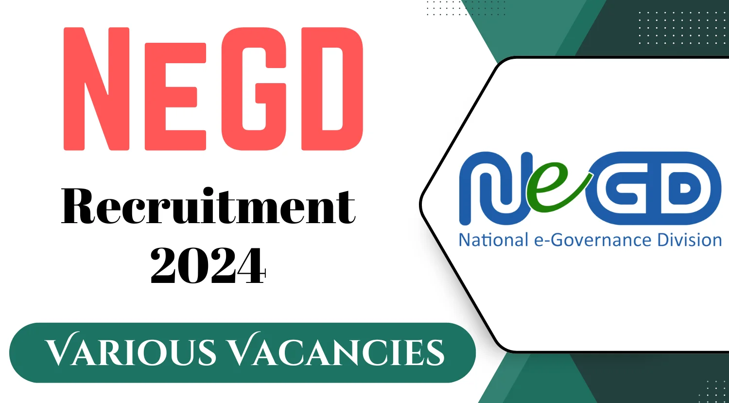 NeGD Recruitment 2024